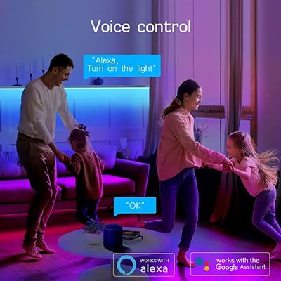 WiFi Flexible LED Strip Light Remote Control Intelligent Light Band IP67